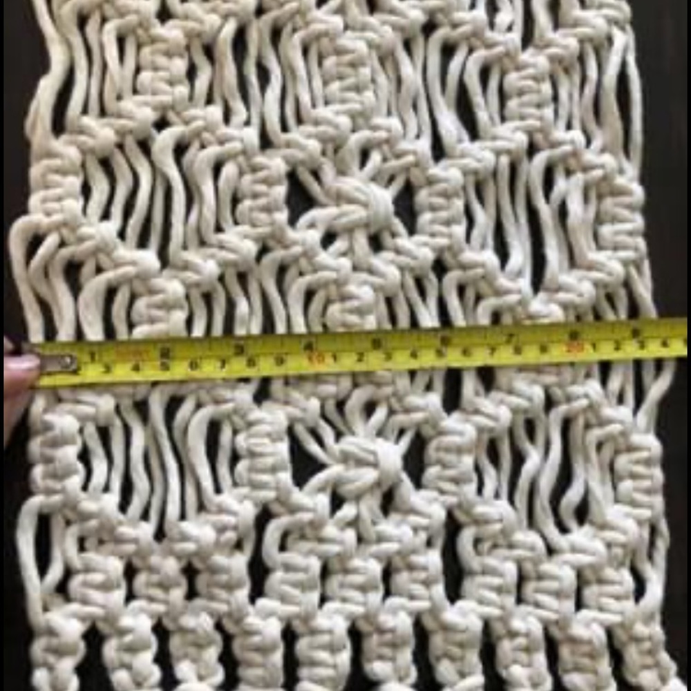 Handmade Macrame Table Runner - Picture 3 of 3